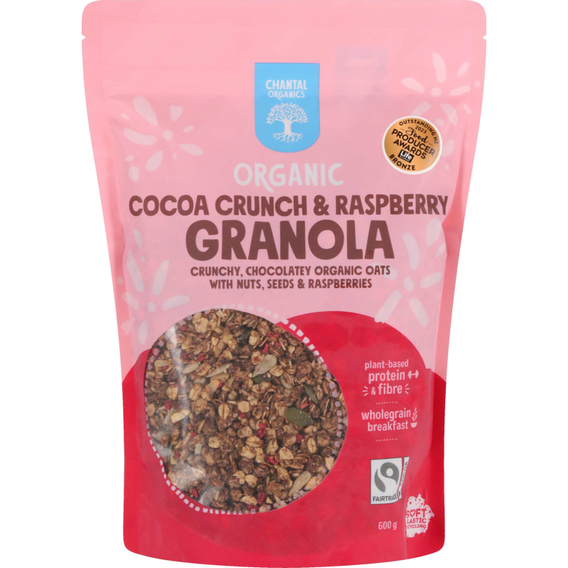 Cocoa Crunch & Raspberry Granola 600g