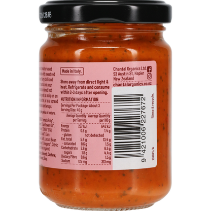 Chilli & Garlic Pesto 130g