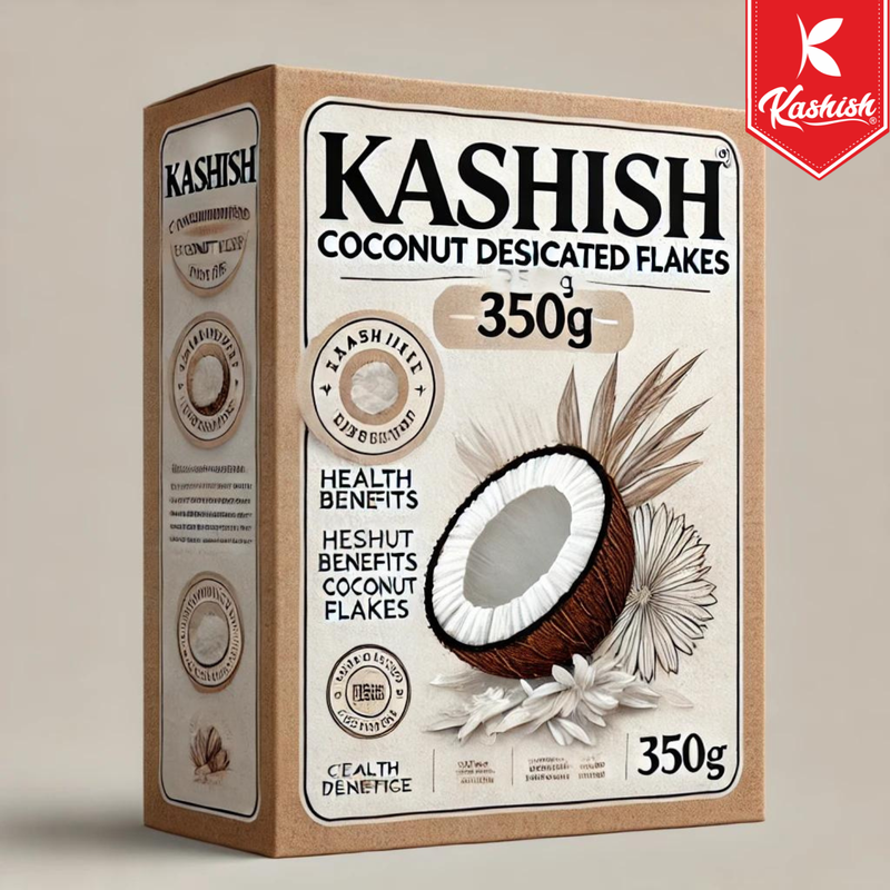 Kashish Coconut Desiccated Flakes 350G