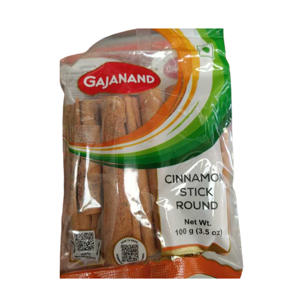 Cinnamon Sticks Round 100g (Gajanand)