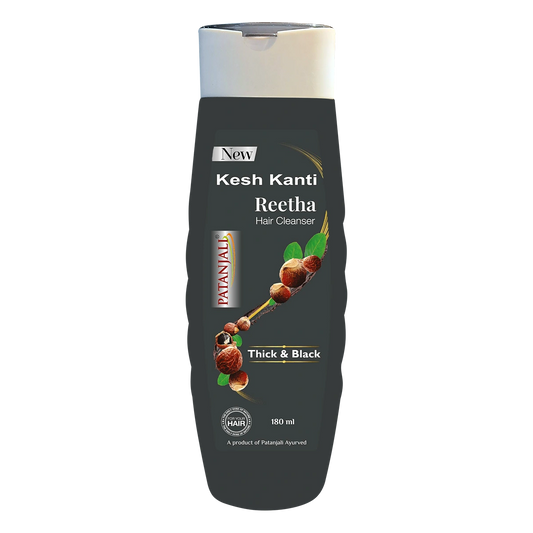 Patanjali Kesh Kanti Reetha (Kunkudukai) Shampoo 180ml