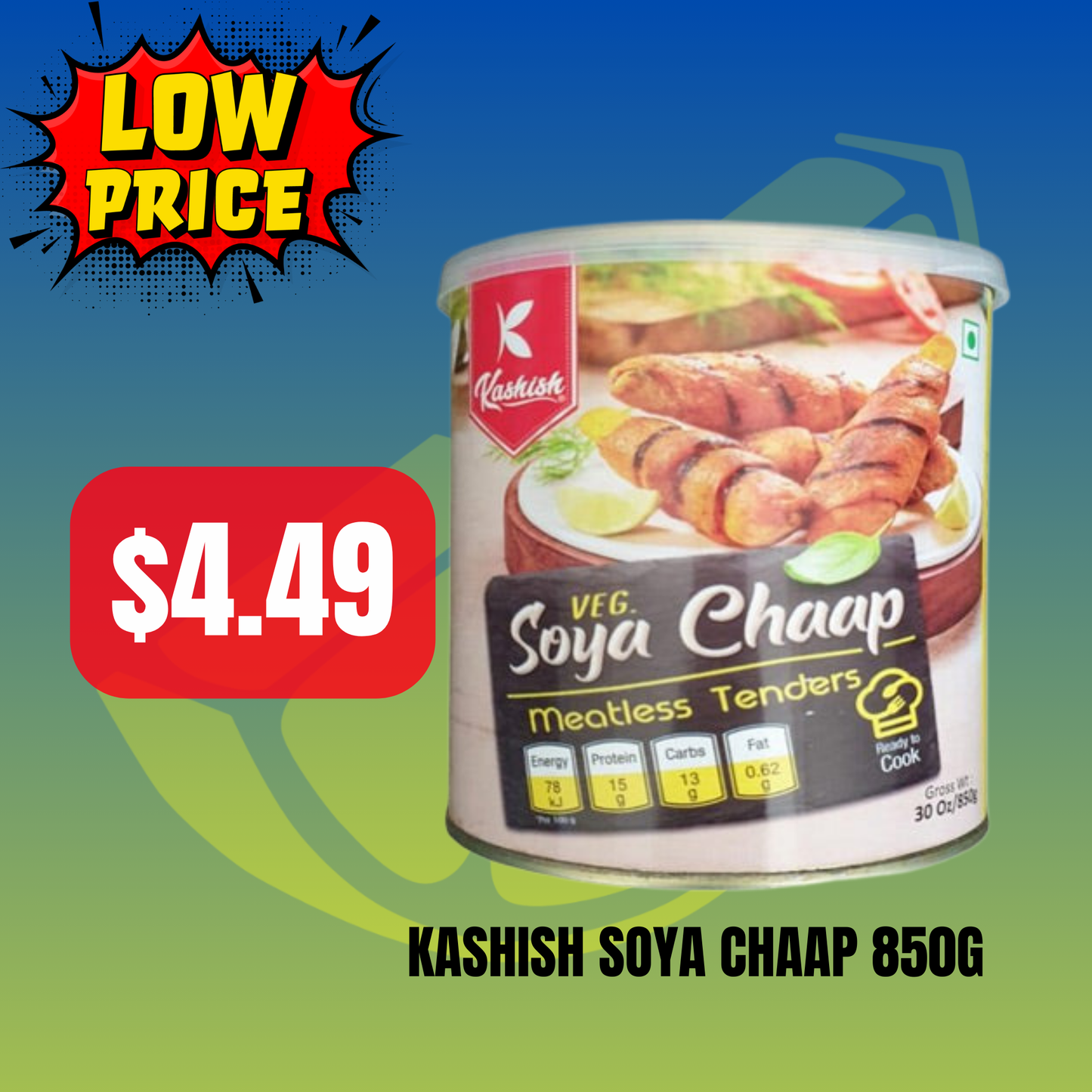 Kashish Soya Chaap 850g