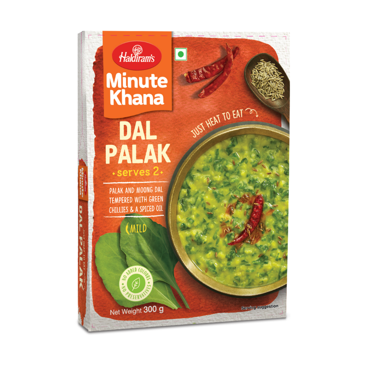 Haldirams Ready Meal Dal Palak  300Gm