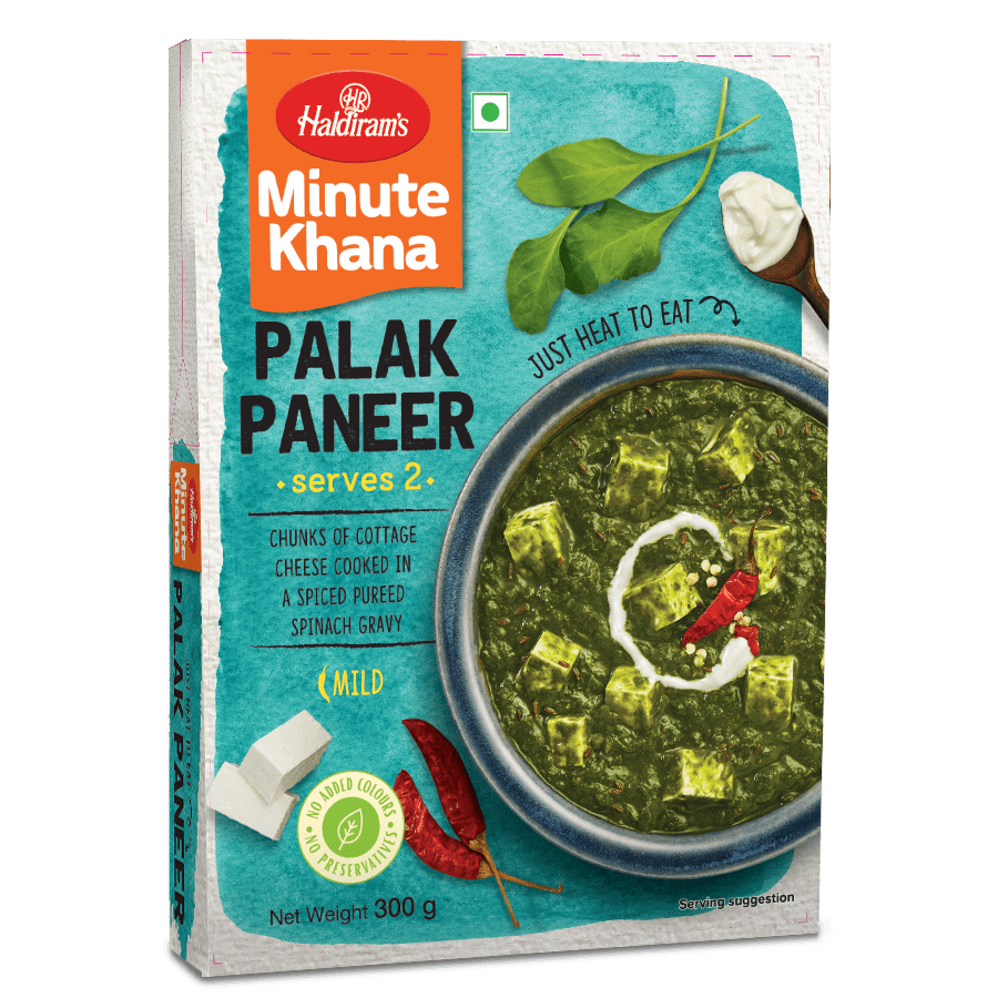 Haldirams Ready Meal Dilli Style Palak Paneer 300Gm