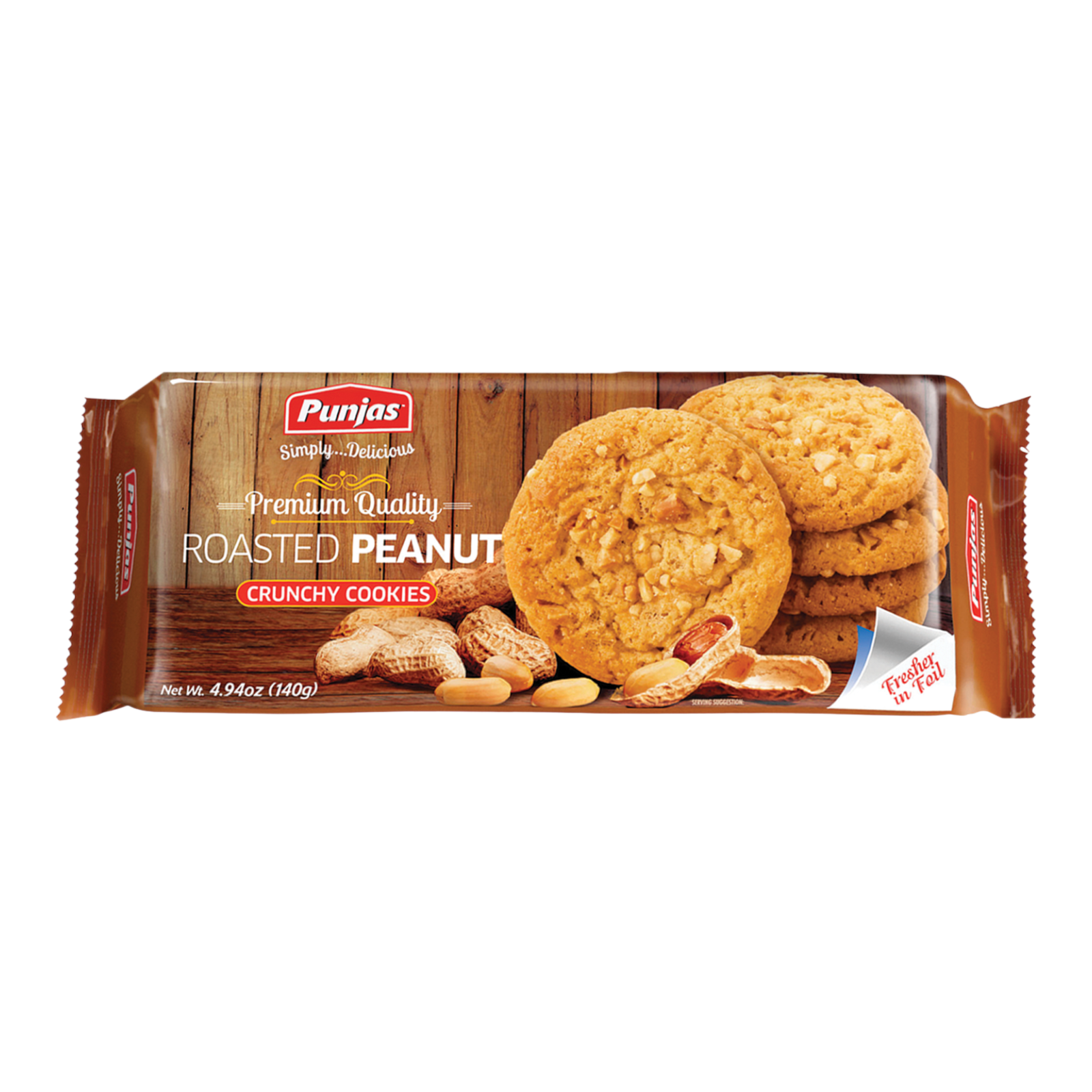 Punjas Roasted Peanut Cookies  140Gm