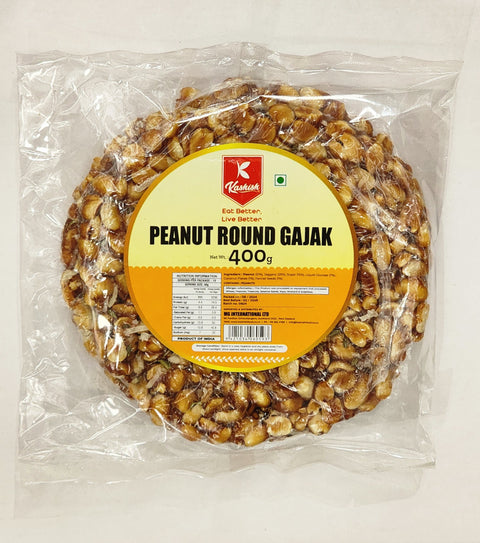 Kashish Peanut Gajak Round Coconut & Fennel 400G