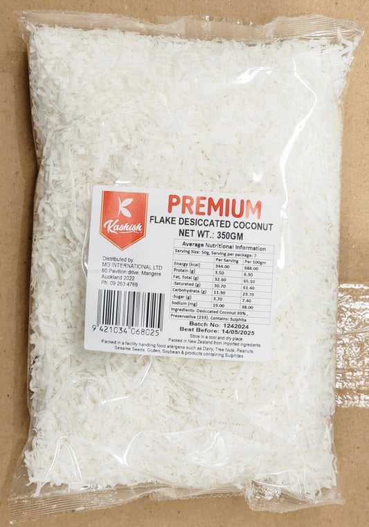 Kashish Coconut Desiccated Flakes 350g
