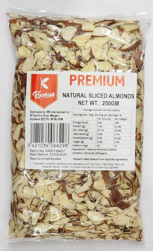 Kashish Natural Sliced Almond 250g