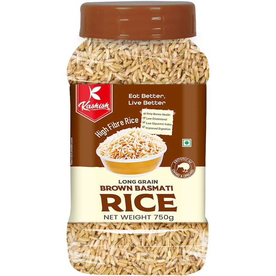 Kashish Brown Basmati Rice Jar 750G