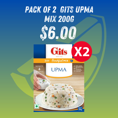 Gits Upma Mix 200g X2
