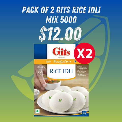 Gits Rice Idli Mix 500g X2