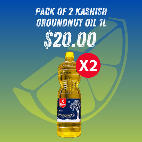 Kashish Groundnut Oil 1L X2