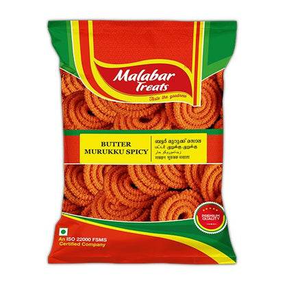 Butter Muruku Spicy 200g (Malabar Treats)