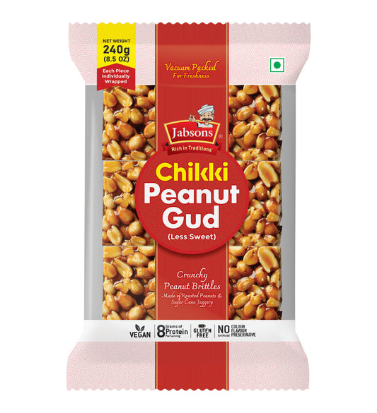 Jabsons Peanut Gud Chikki 100g