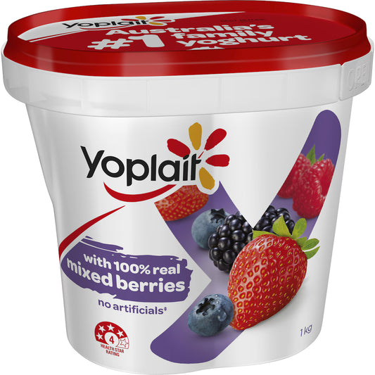 Yoplait Regular Yoghurt Mixed Berries 1 kg