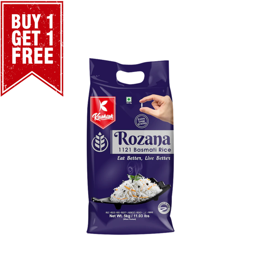 Kashish Rozana Basmati Rice 5kg (Limit 1 per order)