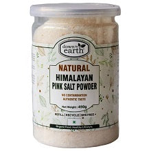 Natural Himalayan Pink Salt Fine 450g (Down To Earth)