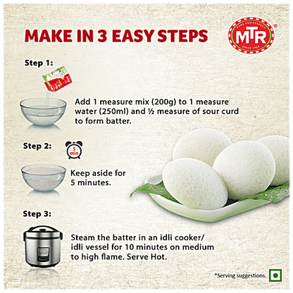 MTR Rice Idli Mix 500g