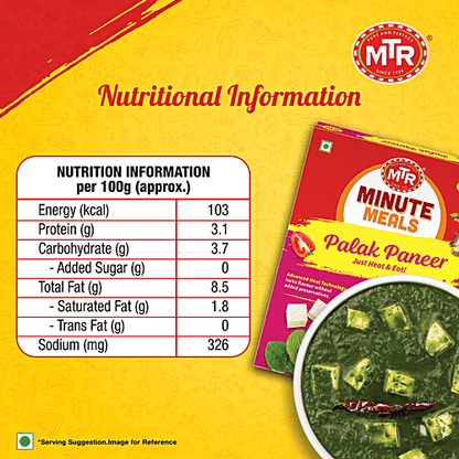 MTR Palak Paneer 300g