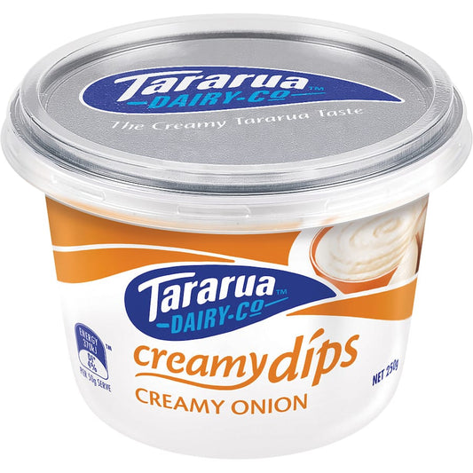 Tararua Dip Creamy Onion 250g
