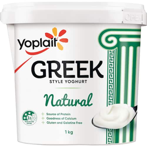 Yoplait Greek Style Yoghurt Natural 1kg