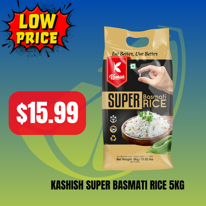 Kashish Super Basmati Rice 5kg