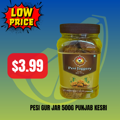 Pesi Gur Jar 500g Punjab Kesri