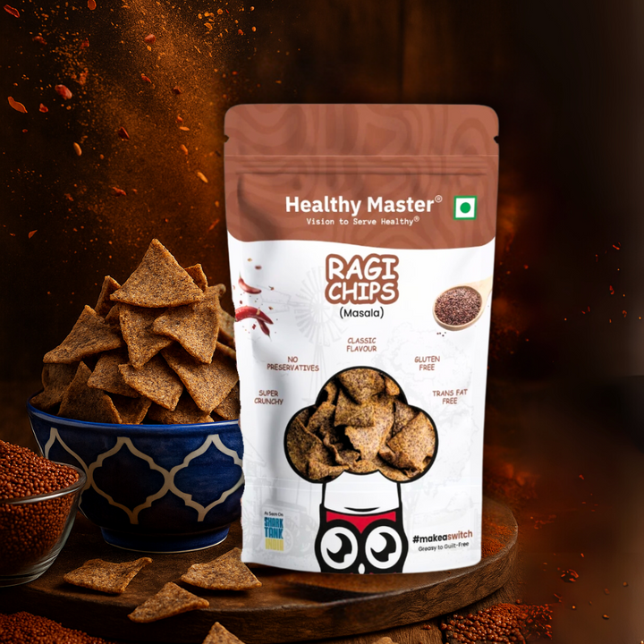 Ragi Chips - Light and Crispy (Traditional Spice) 30g (Healthy Master)