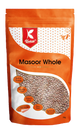 Masoor Whole 1kg (Brown Lentils) (Kashish)