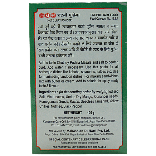 MDH Chutney Pudina 100g