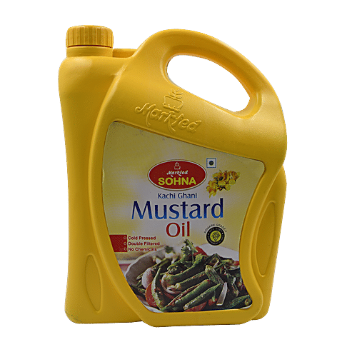 Markfed Sohna Mustard Oil 5L (Only 1 per customer allowed)