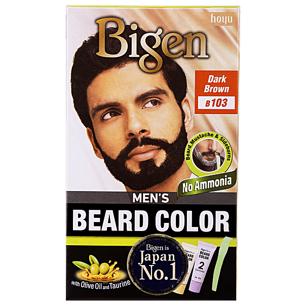 Bigen Beard Color Dark Brown 103 40G