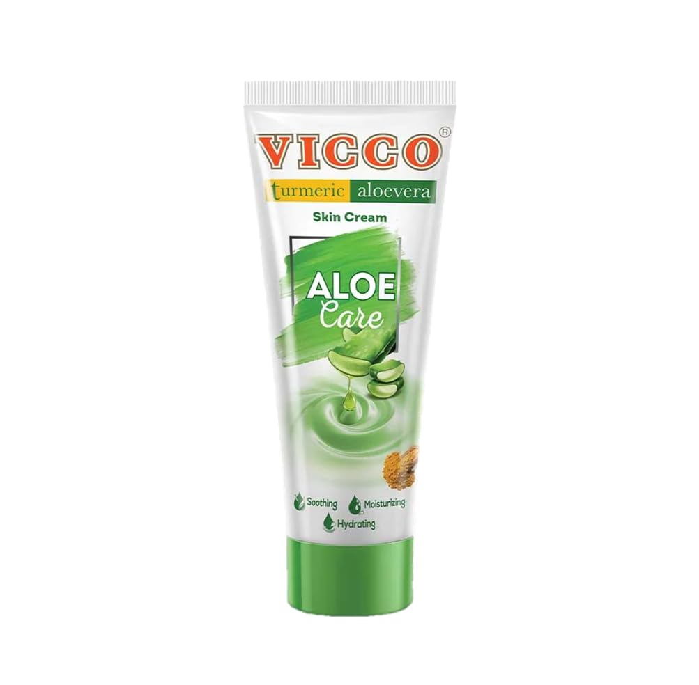 Vicco Turmeric Aloevera Cream 80Gm