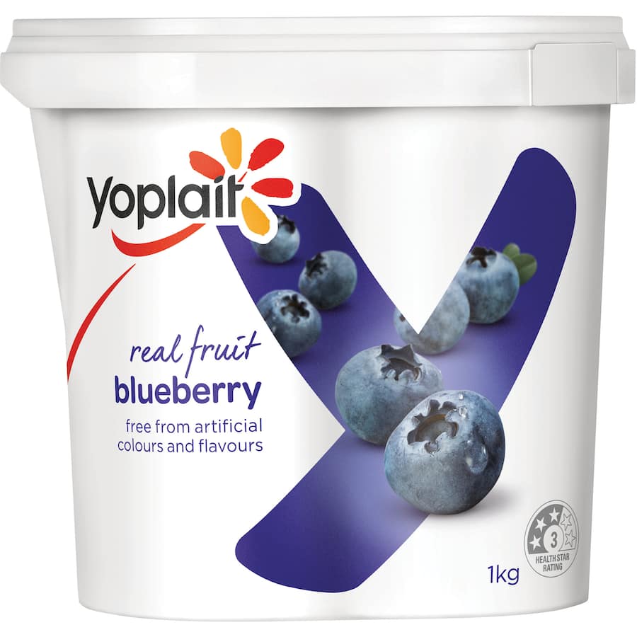 Yoplait Regular Yoghurt Blueberry 1kg