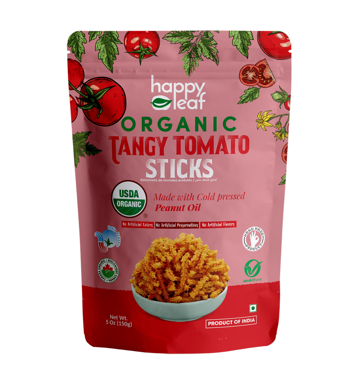 Happy Leaf Tangy Tomato Sticks 150g