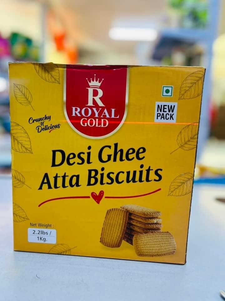 Desi Ghee Biscuit 1Kg (Royal Gold)