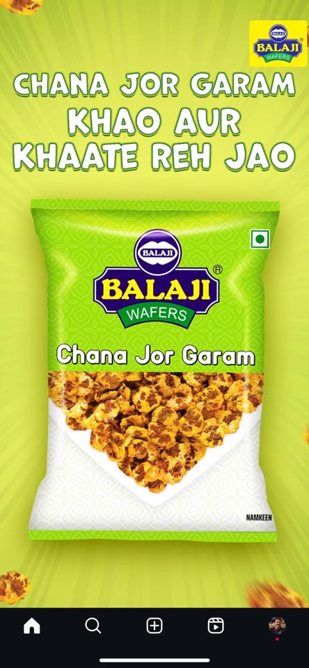 Chana Jor Garam 250g (Balaji)