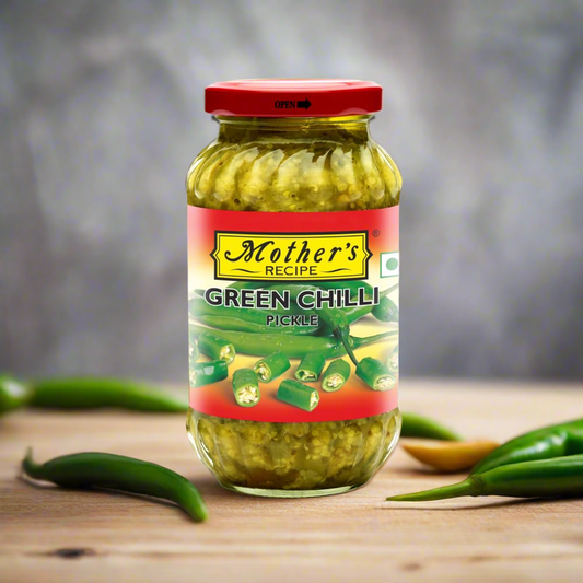 Mothers Recipe Green Chilli Pickle 500g