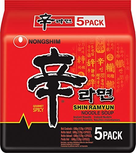 Nongshim Shin Ramyun Noodles 120x5pks