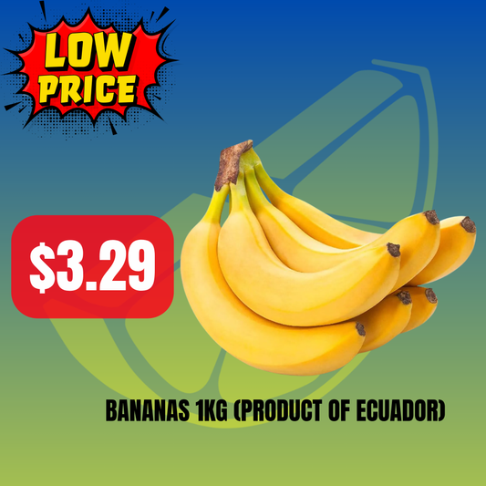 Bananas 1kg (Product Of Ecuador)
