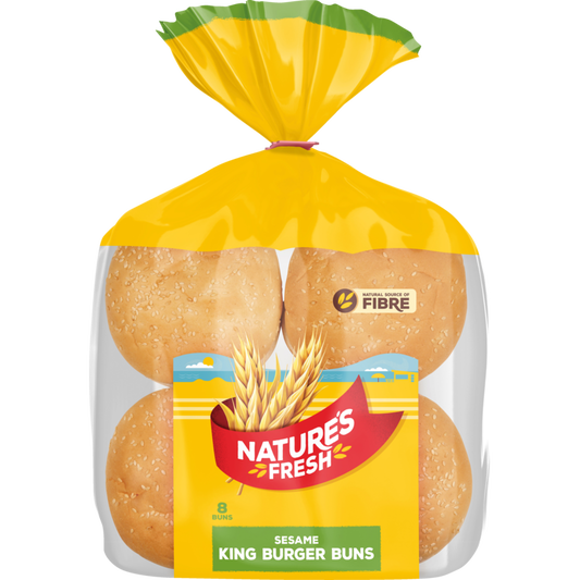 Nature's Fresh Bun Sesame King Burger 8 Pack 730g