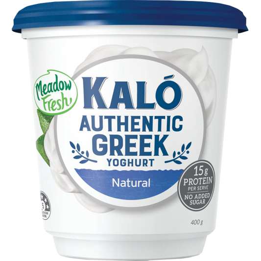 Meadow Fresh Kalo Authentic Greek Yoghurt Natural 400g