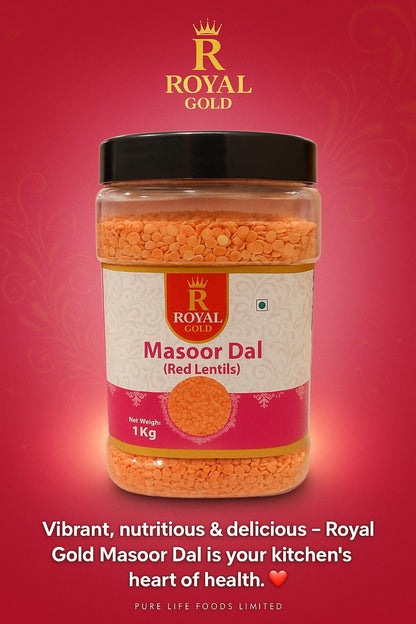 Masoor Dal Jar 1 Kg (Royal Gold)