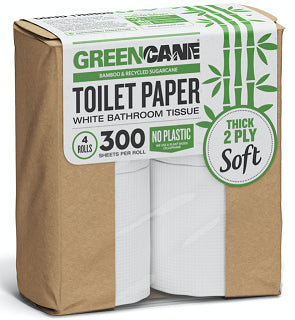 Green Cane Green Cane 4 Pack Toilet Paper