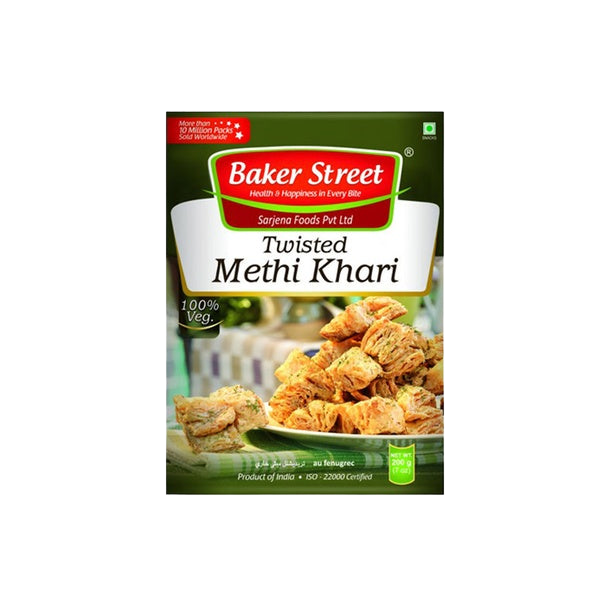 Bakers Street Twisted Khari Methi 200G