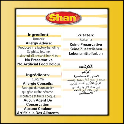 Shan Turmeric Powder 100g (Haldi Powder)