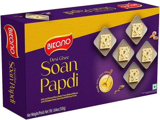 Bikano Soan papdi Desi Ghee - 500g