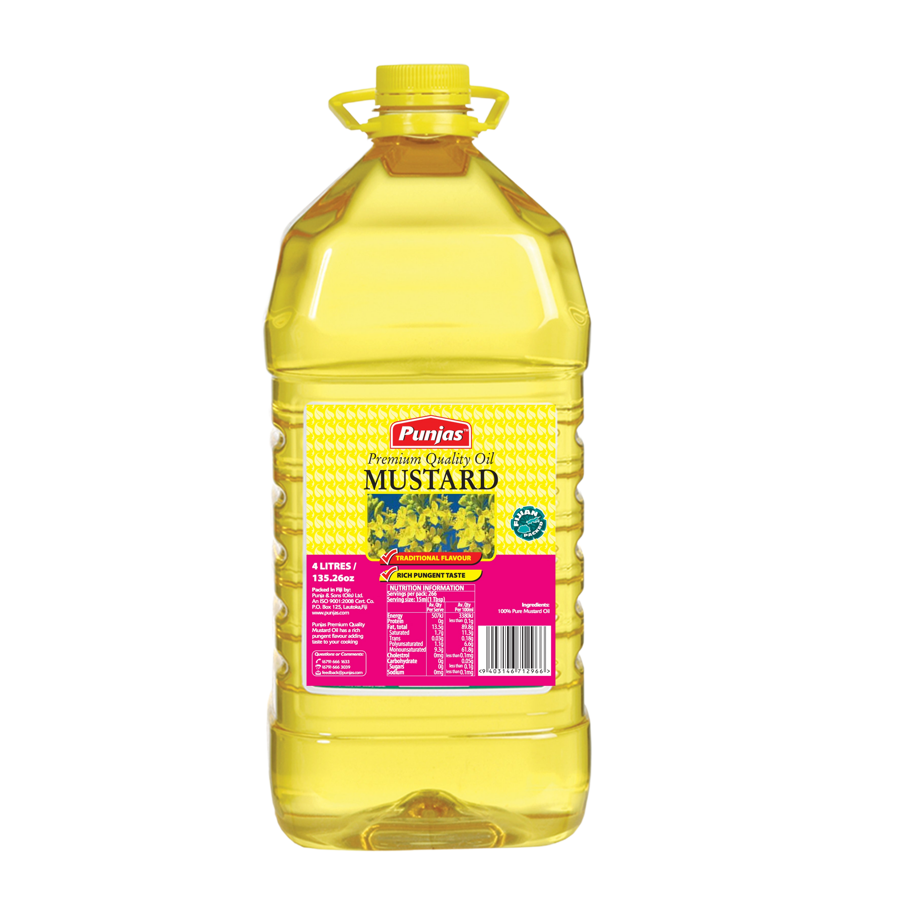 Punjas Mustard Oil  4Lit