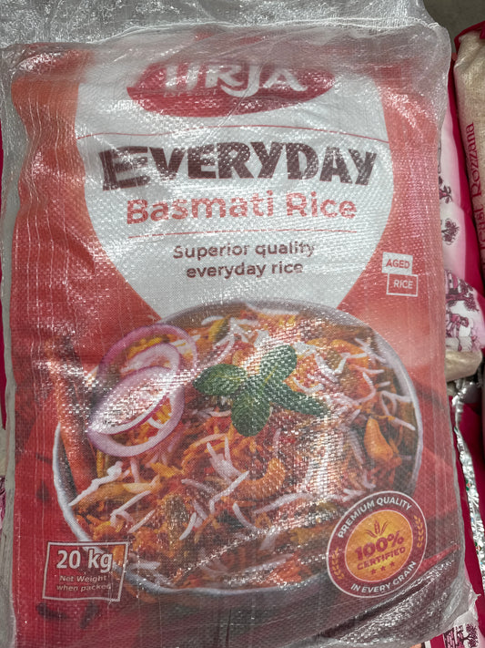 Urja Everyday Basmati Rice 20kg (Only 1 per customer allowed)