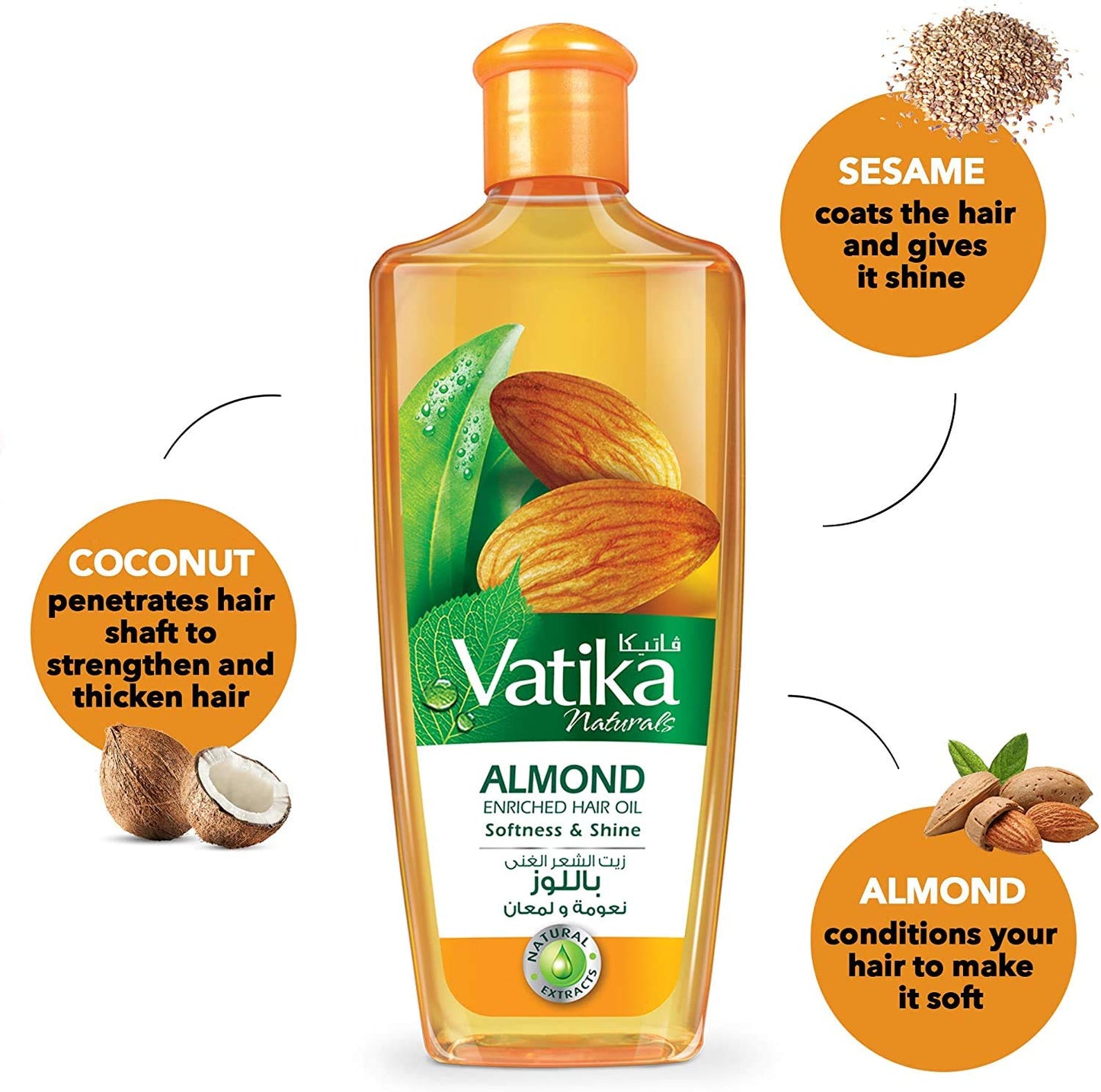 Vatika Hair Oil AImond 200ml